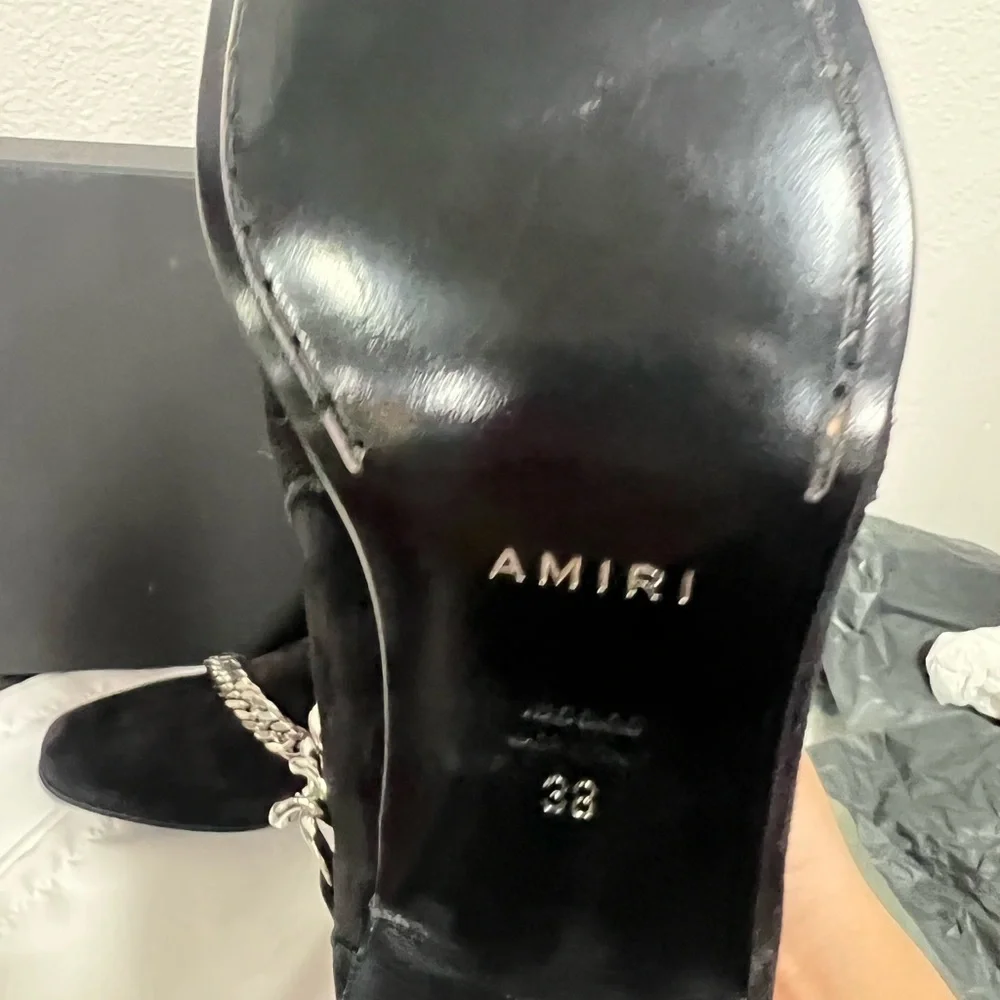 🌸 🔥💫AMIRI Bandana Buckle Boots - Picture 15 of 16